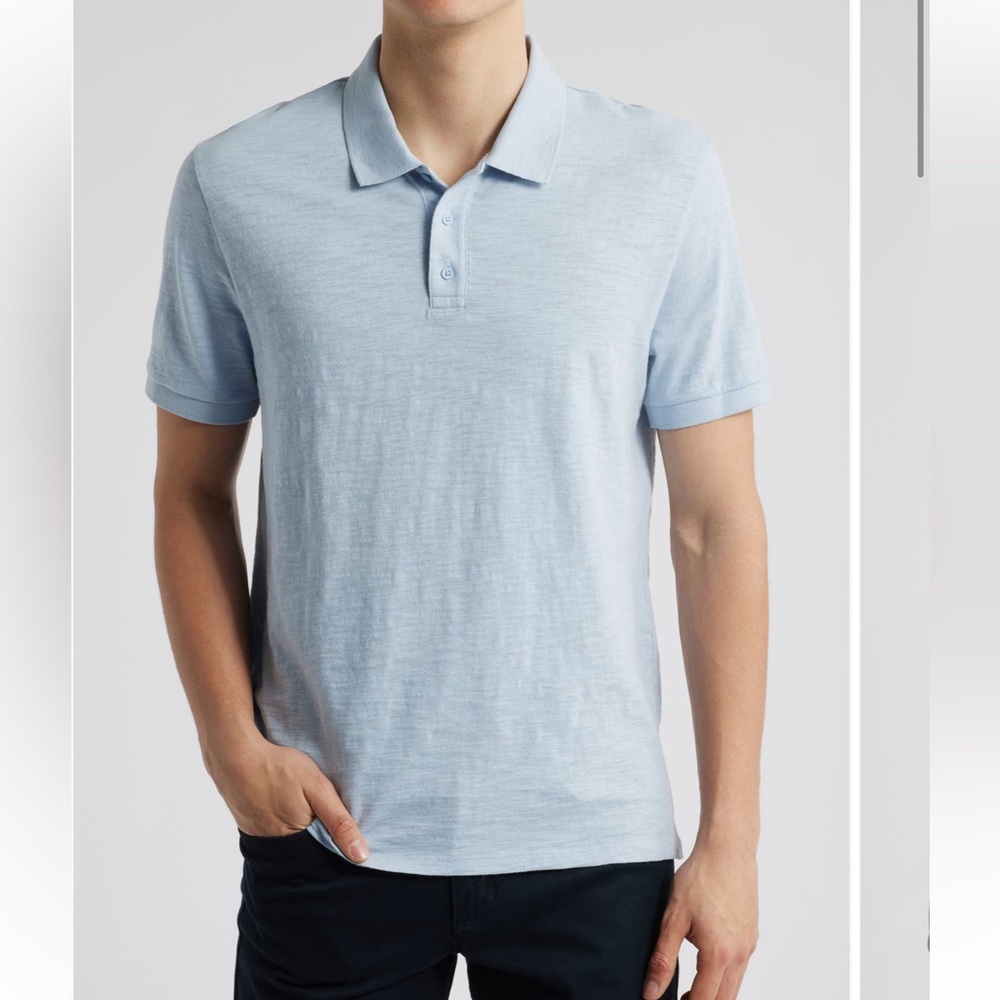 Vince Cotton Slub jersey Polo